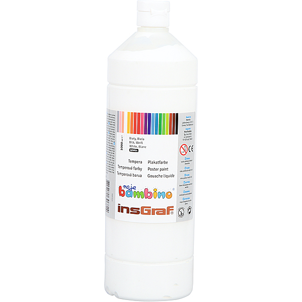 JOVI Temperafarben Set – 5 Tuben à 35 Ml, Farbe: Weiß – Für Schule, Basteln Und Kunst