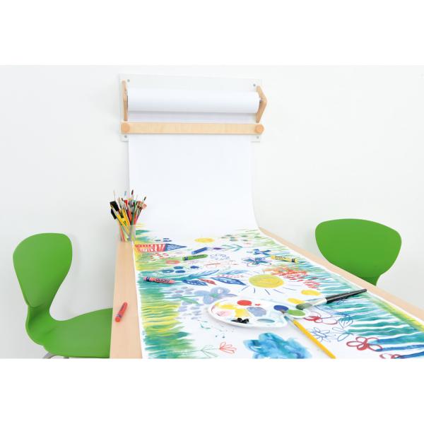 Papierrolle für Staffeleischrank