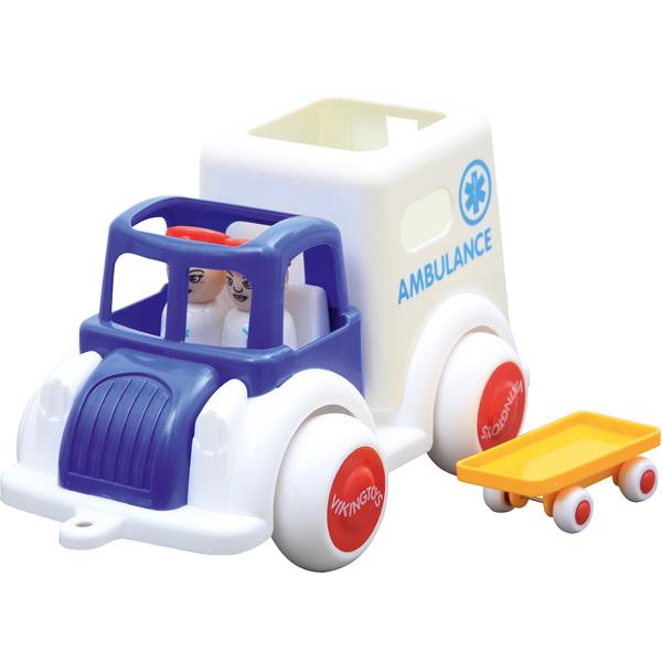 Krankenwagen mit Spielfiguren