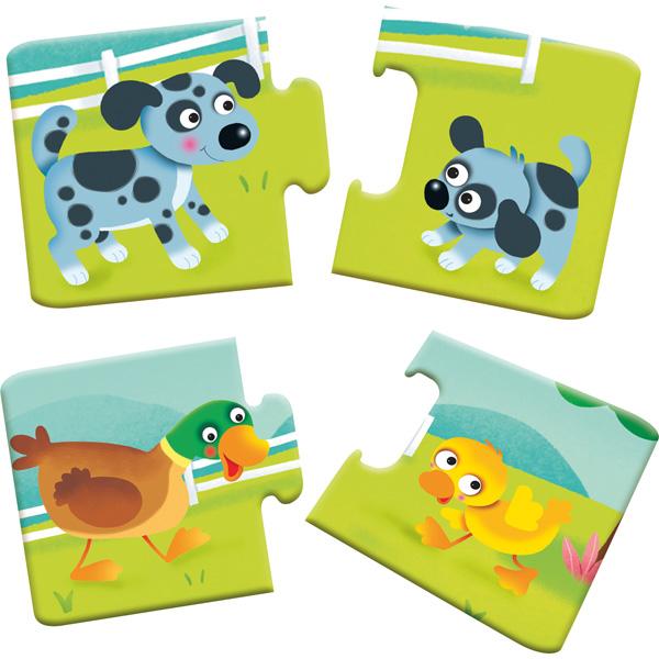 Paar-Puzzle Tierbabys