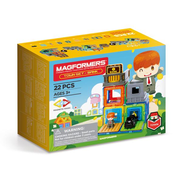 Magformers Town Set - Bank