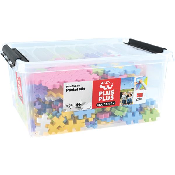 Plus-Plus Bausteine Big, 400 Teile, pastell