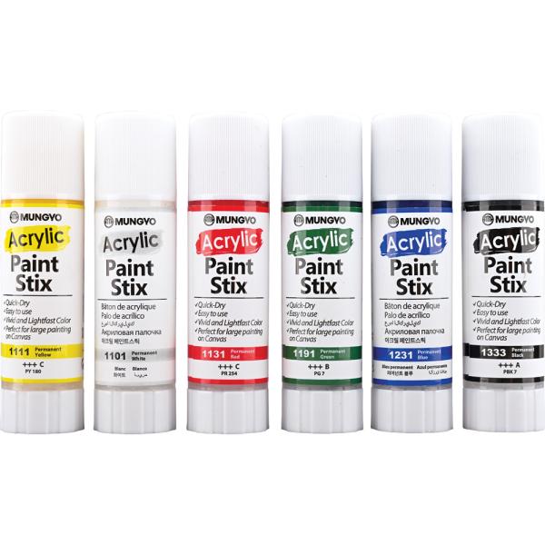 Acrylstifte, 6 Farben