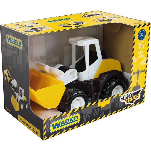 Baufahrzeuge Tech Truck - OG orange-grau - Planierraupe