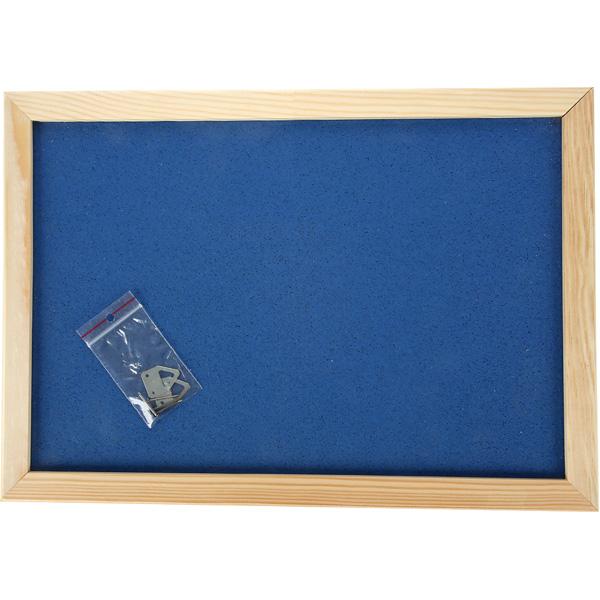 Farbige Korktafel 90 x 120 cm - dunkelblau