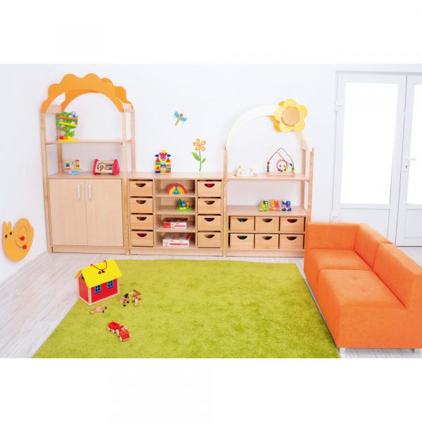 Flexi Ecksofa 35, orange