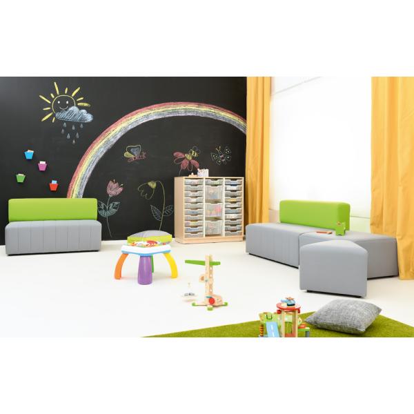 Sofa Modern Plus, grau-grün