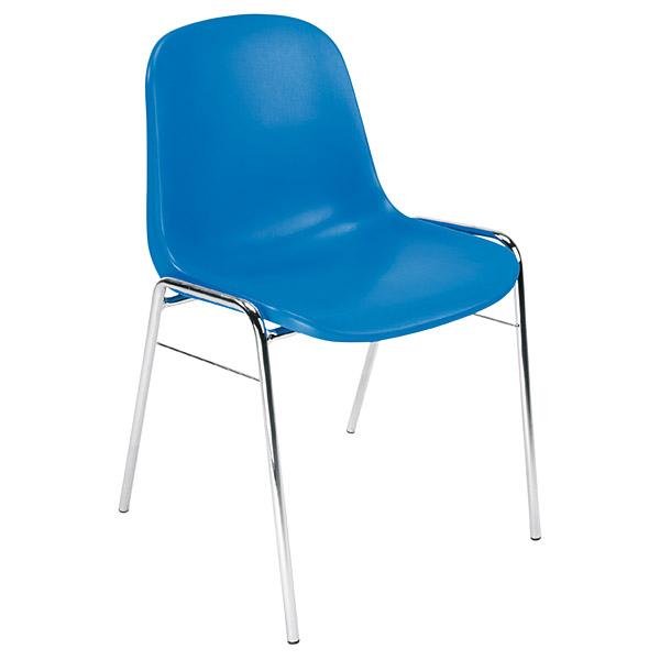 Stuhl BETA Chrome, blau