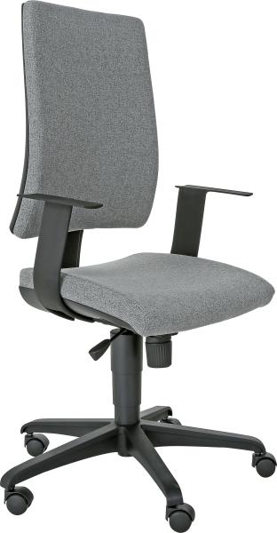 Bürostuhl INTRATA, hohe Rückenlehne, schwarz-grau