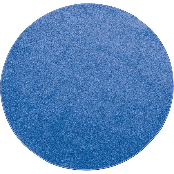 Rundteppich, Durchmesser: 100 cm, blau