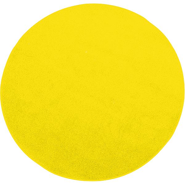 Rundteppich, Durchmesser: 40 cm, gelb