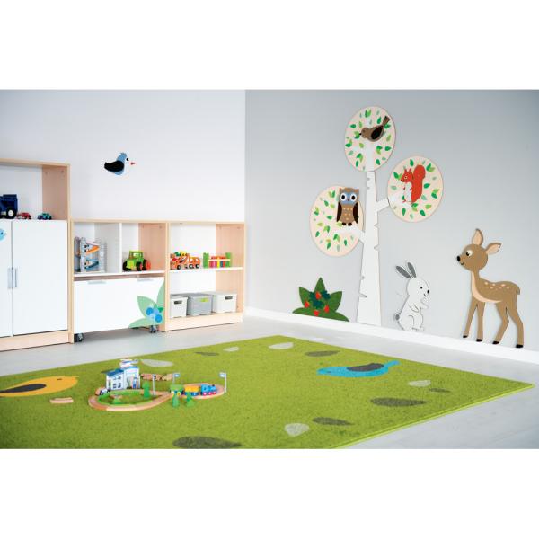 Teppich Vögelchen, 3 x 4 m