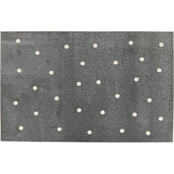 Teppich Grau mit Punkten, 3 x 4 m
