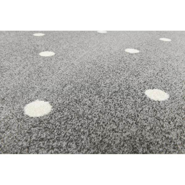 Teppich Grau mit Punkten, 3 x 4 m