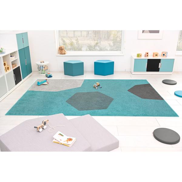 Teppich Sechsecke, 2 x 3 m