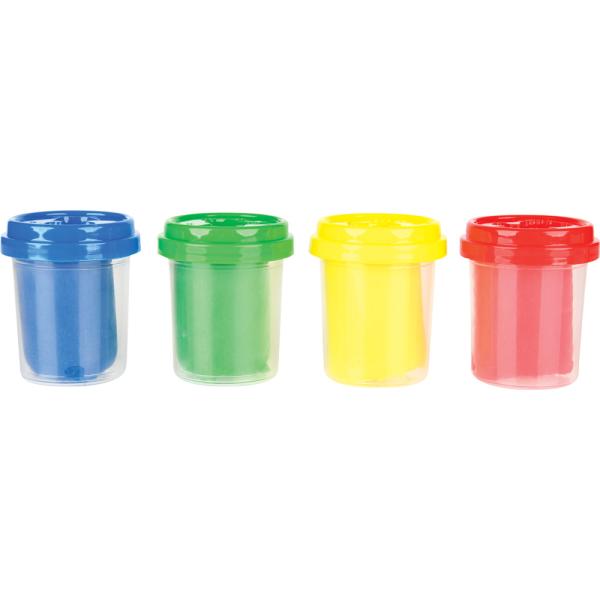 Knetmasse in 4 Farben