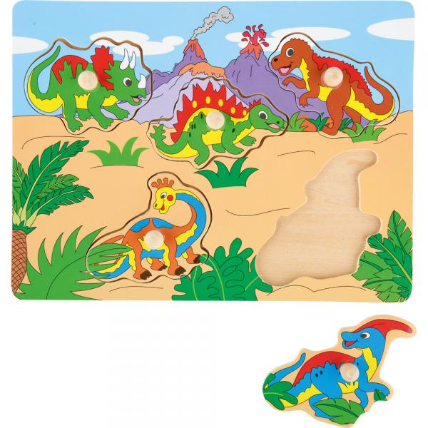 Holzpuzzle - Dinosaurier