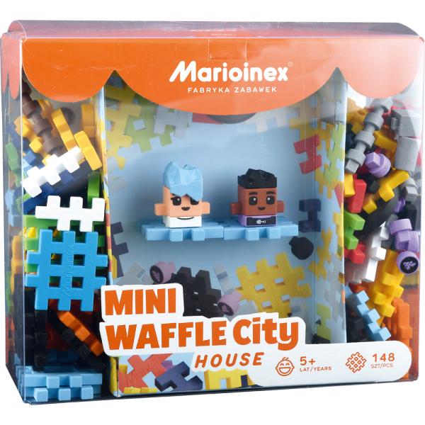 Waffel-Bausteine Mini - City House, 148 Teile