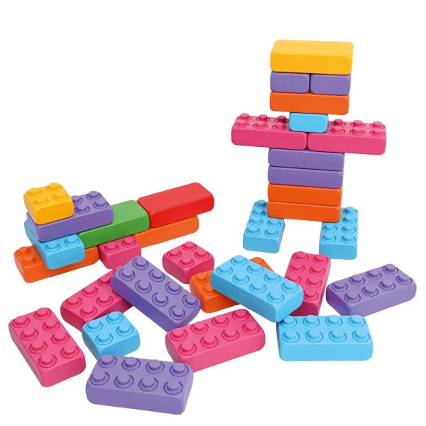 Bausteine des kleinen Baumeisters, pastell