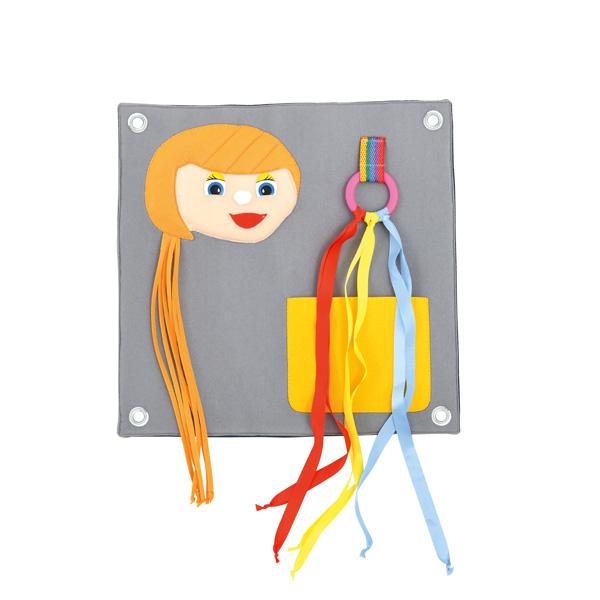 Motorik-Textilpaneel - Zopf