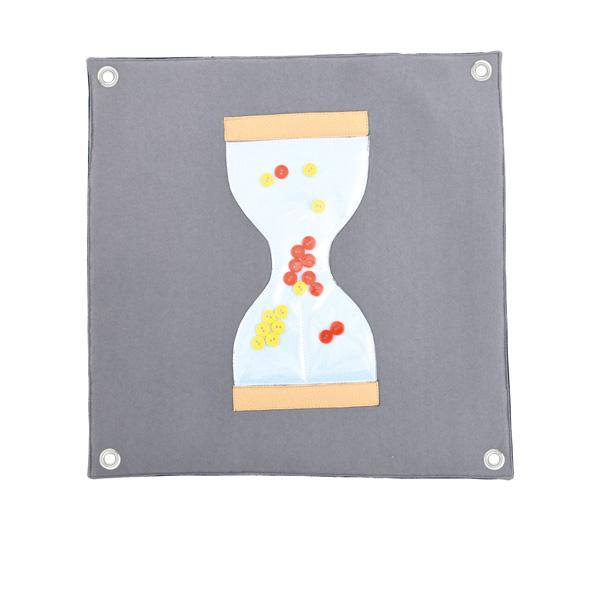 Motorik-Textilpaneel - Sanduhr
