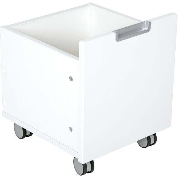 Quadro - Rollbehälter schmal, B 34 - weiss