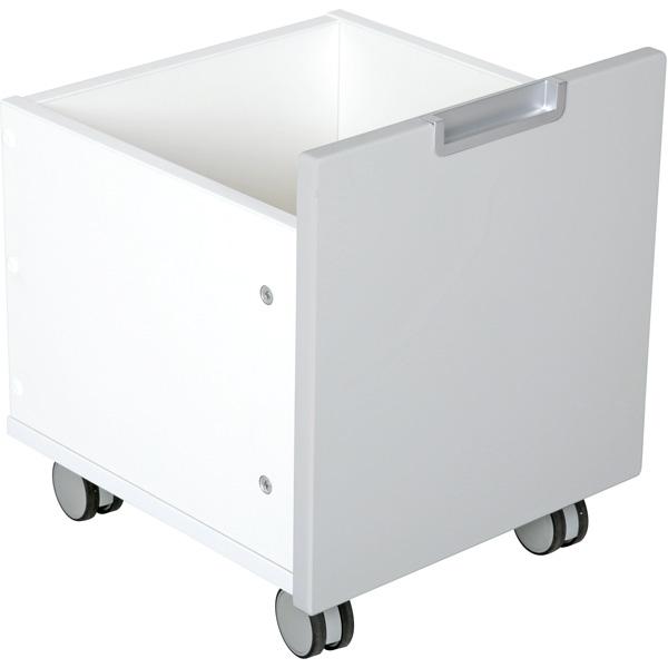 Quadro - Rollbehälter schmal, B 34 - grau