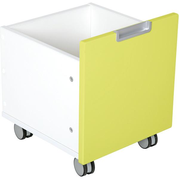 Quadro - Rollbehälter schmal, B 34 - limone