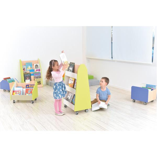 Quadro - Bücherregal zweiseitig, limone