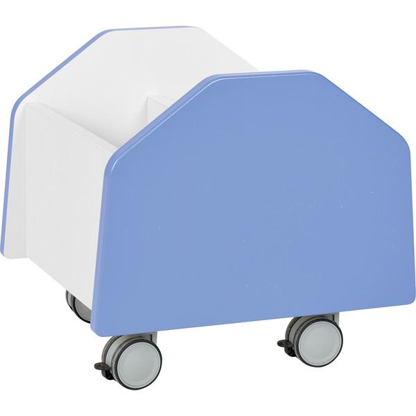 Quadro - Rollbehälter klein, weiss, blau