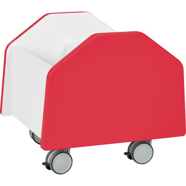 Quadro - Rollbehälter klein, weiss, rot