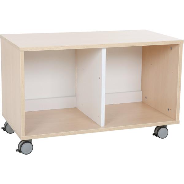 Quadro - Schrank S für 4 schmale Schubladen, B 79 - auf Rollen