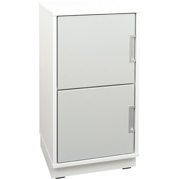 Quadro - Schmaler Schrank M mit 1 Einlegeboden, B 42 - weiss