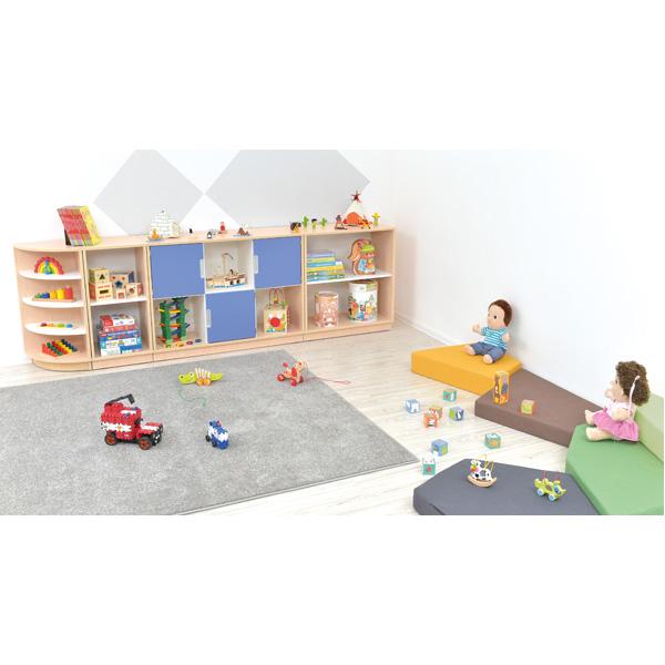 Quadro - Schmaler Schrank M mit 1 Einlegeboden, B 42 - Ahorn