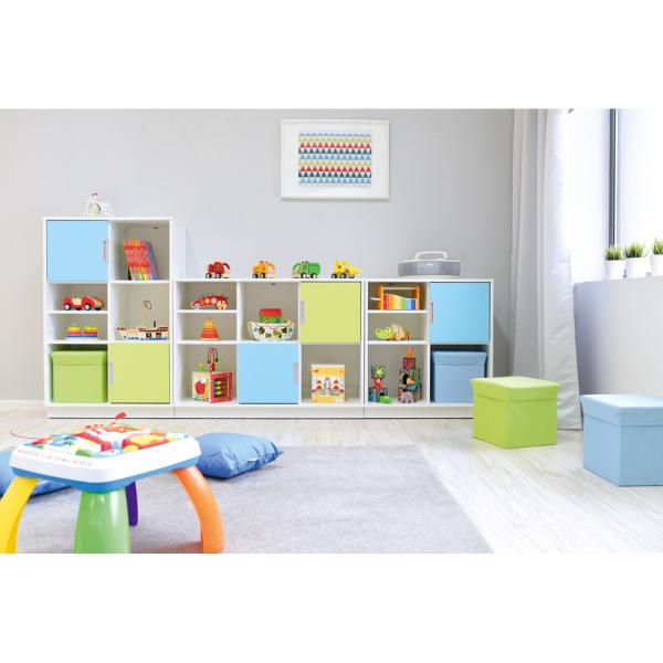 Quadro - Schrank M mit 1 Mittelwand und 1x2 Einlegeböden, B 79