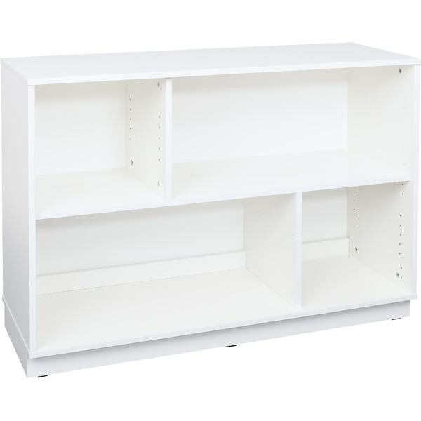 Quadro - Asymmetrischer Schrank M für breite Schubladen, B 116, weiss