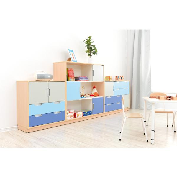 Quadro - Kombischrank M für 2 breite Schubladen, B 79