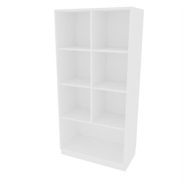 Quadro - Kombischrank XL für 2 breite Schubladen, B 79, weiss