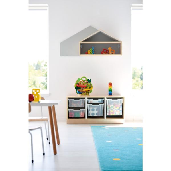 Quadro - Regal S für Kunststoffbehälter, B 104, dreireihig
