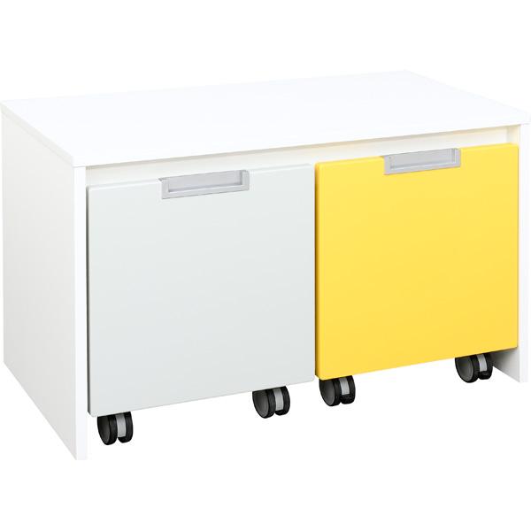 Quadro - Schrank S für Rollbehälter, B 79, weiss