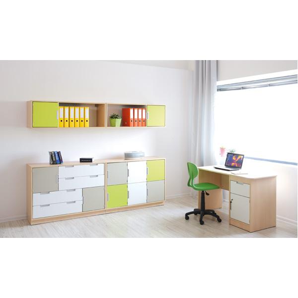 Quadro - Hängeregal B 116 - mit 1 Mittelwand links