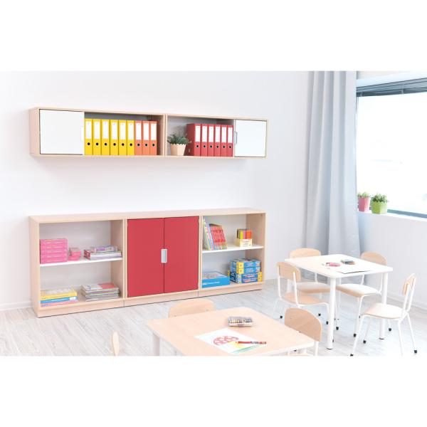 Quadro - Hängeregal B 116 - mit 1 Mittelwand links