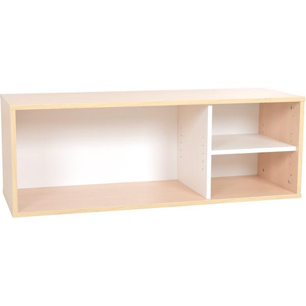 Quadro - Hängeregal B 116 - mit 1 Mittelwand rechts