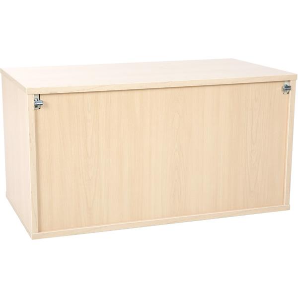 Quadro - Hängeregal B 79, weiss - mit Mittelwand