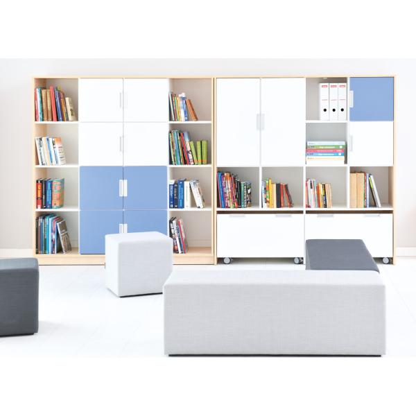 Quadro - Mehrfunktionen-Schrank XL für Rollbehälter, B 154