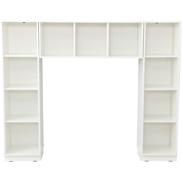 Quadro - Bücherecke, H 162, weiss