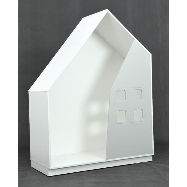 Quadro - Häuschen, weiss, grau