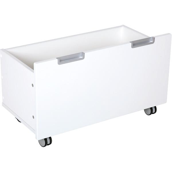 Quadro - Rollbehälter breit, B 69 - weiss