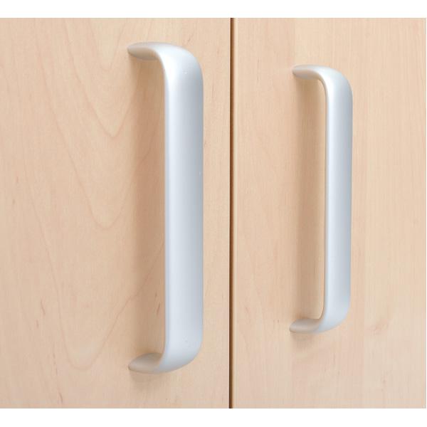 Schrank S mit 1 Einlegeboden, abschliessbar - B 60, auf Sockel