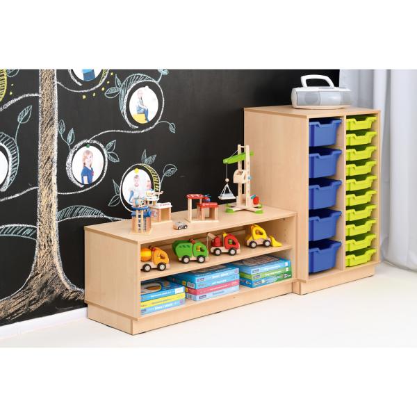 Flexi Regal L für Kunststoffbehälter B 70, auf Sockel